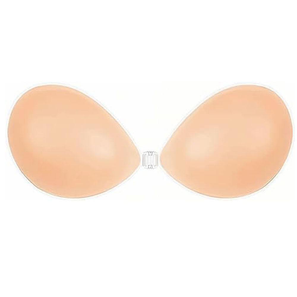 Stick On Backless Bra Strapless Push Up Sticky Invisible Silicone Self  Adhesive