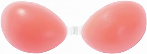 Taesha Invisible Adhesive Push-up Bra Strapless- Lift Up Sticky Bra for Women- Breast Lift Silicone Covering Nipple Bra for Backless Dress - Reusable Sticky Bras Nude